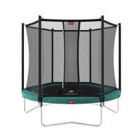 BERG Trampolin rund 330 cm grün mit Sicherheitsnetz...