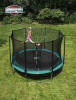 BERG Trampolin rund 330 cm grün mit Sicherheitsnetz...