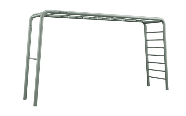 BERG PlayBase XL green Klettergerüst Schaukelgestell mit Reckstange u. Leiter