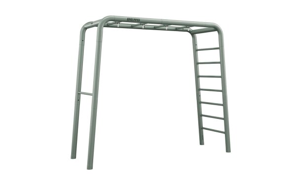 BERG PlayBase M Green Klettergerüst Schaukelgestell mit Reckstange u. Leiter
