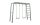 BERG PlayBase M Green Klettergerüst Schaukelgestell + Swing set