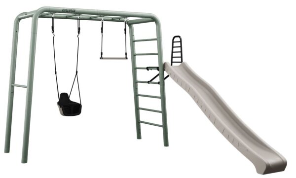 BERG PlayBase M Green Klettergerüst Schaukelgestell + Play set