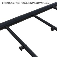 BERG PlayBase L Black Klettergerüst Schaukelgestell mit Reckstange u. Leiter
