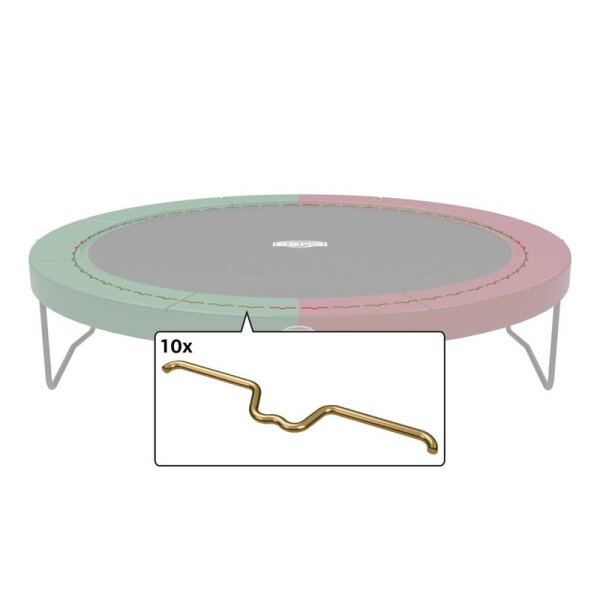 BERG Ersatzteil Elite+ - Triangle für Sprungtuch (TwinSpring Gold) (10x) 51.30.01.18