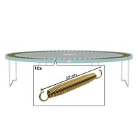 BERG Ersatzteil 10 x Favorit - Goldspring Feder 190mm
