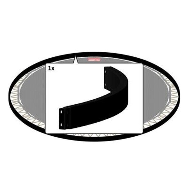 BERG Ersatzteil Flatground Champion - Rahmen Tube (obere Schiene) 430 (14 ft) 51.38.00.00