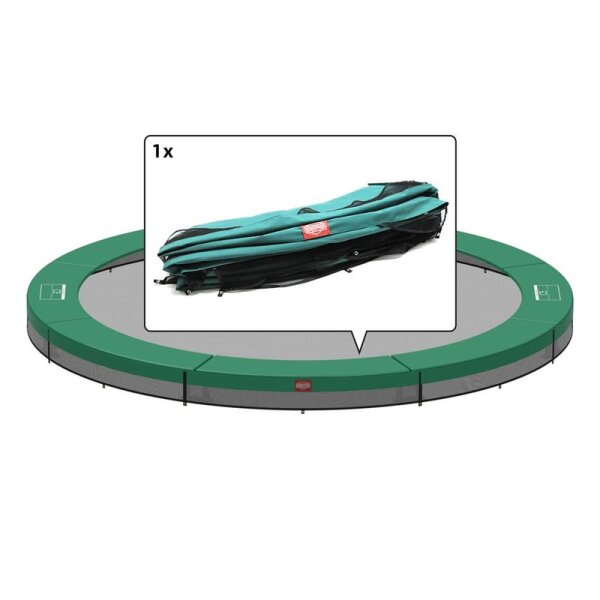 BERG Ersatzteil Schutzrand 430 cm rund grün - Favorit InGround Federabdeckung für Trampolin