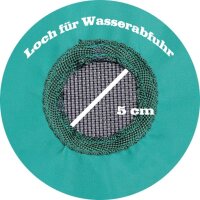BERG Trampolin Zubehör Abdeckplane rund 430 cm...
