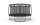 BERG Trampolin rund 430 cm grau mit Sicherheitsnetz Deluxe Champion Regular