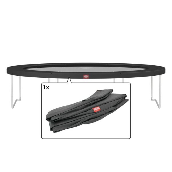 BERG Ersatzteil Schutzrand 430 cm rund grau - Favorit Regular Federabdeckung für Trampolin