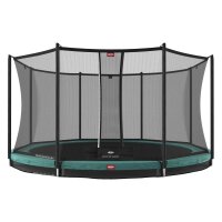 BERG Trampolin InGround rund 430 cm grün mit...