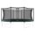 BERG Trampolin oval 520 x 345 cm grün mit Sicherheitsnetz Comfort Grand Favorit Regular