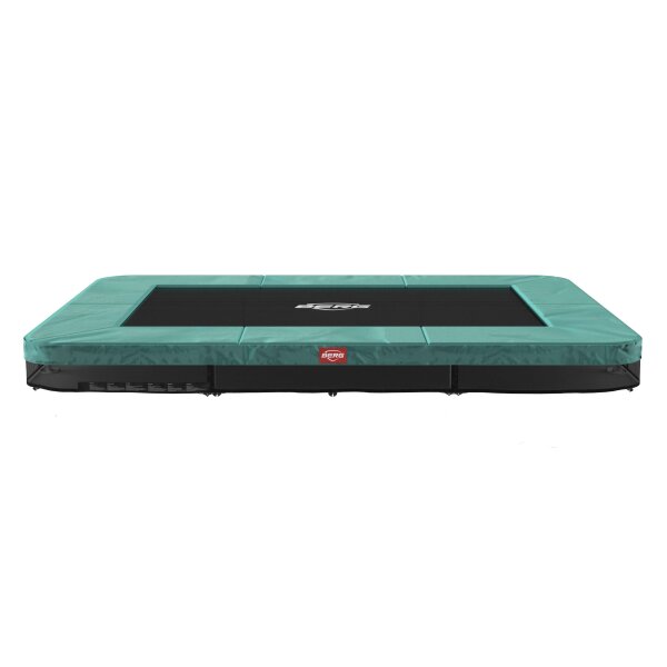 BERG Trampolin InGround rechteckig 280 x 190 cm grün ohne Netz Ultim Favorit Sports