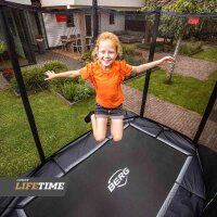 BERG Trampolin rechteckig 280 x 190 cm grau mit...