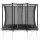 BERG Trampolin rechteckig 280 x 190 cm grau mit Sicherheitsnetz Comfort Ultim Favorit Regular