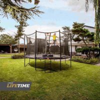 BERG Trampolin rund 330 cm grau mit Sicherheitsnetz...