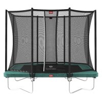 BERG Trampolin rechteckig 280 x 190 cm grün mit...