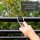 BERG PlayBase L Black Klettergerüst Schaukelgestell mit Reckstange u. Leiter inkl. Babyschaukel, Gummischaukel und Trapez