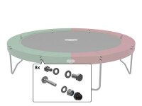 BERG Ersatzteil Elite+ - Montageschraubenset für...