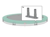 BERG Ersatzteil Champion - InGround Fuss 380