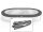 BERG Ersatzteil Schutzrand 520 cm oval grau - Grand Elite Regular Federabdeckung für Trampolin