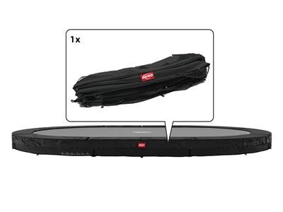 BERG Ersatzteil Schutzrand 520 cm oval schwarz - Grand Champion InGround Federabdeckung für Trampolin