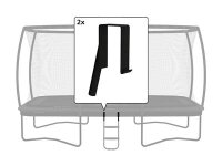 BERG Ersatzteil Ultim Elite - Leiter Haken 500 (2x)