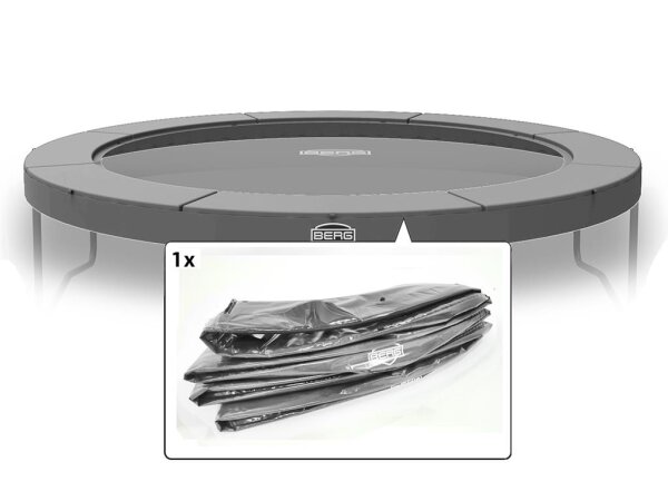BERG Ersatzteil Schutzrand 380 cm rund grau - Elite Regular Federabdeckung für Trampolin