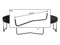 BERG Ersatzteil Favorit - W-Fuß 380 (160 cm) Schwarz