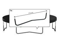 BERG Ersatzteil Favorit - W-Fuß 430 (172 cm) Schwarz