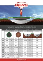 BERG SPORTS Trampolin Oval 520 cm Grand Champion InGround grau Airflow pro