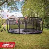 BERG Trampolin Oval 520 cm Grand Champion InGround Grey /...