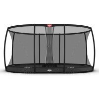 BERG Trampolin Oval 520 cm Grand Champion InGround Grau +...