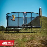 BERG Trampolin Oval Grand Champion Regular 350 G grau...