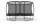 BERG Trampolin Oval Grand Champion Regular 520 Grau + Safety Net DLX XL
