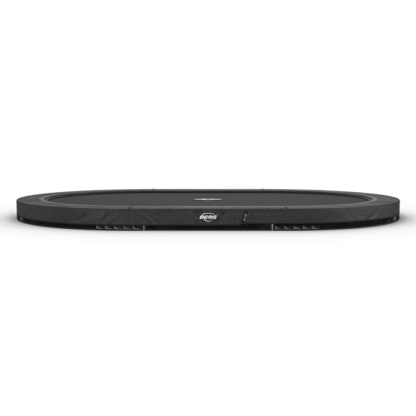 BERG SPORTS Trampolin Oval 520 cm Grand Elite InGround grau Airflow pro