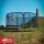 BERG Trampolin oval Grand Elite Regular 520 grau + Safety Net Deluxe Airflow pro