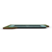BERG SPORTS Trampolin Rechteckig 330 cm Ultim Champion FlatGround Green / grün