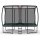 BERG Trampolin rechteckig Ultim Champion Regular 410 Green / grün + Safety Net DLX XL