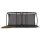 BERG Trampolin Rechteckig 500 cm Ultim Elite FlatGround Grey / grau + Safety Net DLX XL