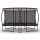 BERG Trampolin rechteckig Ultim Elite Regular 500 Grey / grau + Safety Net DLX XL