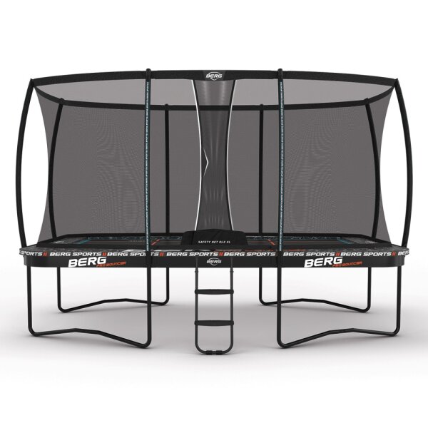 BERG Trampolin rechteckig Ultim Pro Bouncer Regular 5 x 3 m + Safety Net DLX XL