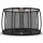 BERG Trampolin Rund 330 cm Champion InGround Grau + Sicherheitsnetz Deluxe