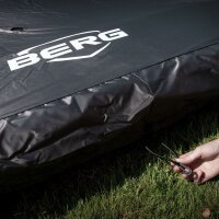 BERG Trampolin Oval 350 cm Grand Abdeckplane Extra Schwarz