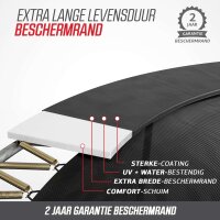 BERG Trampolin rund Elite Regular 380 grau + Safety Net...
