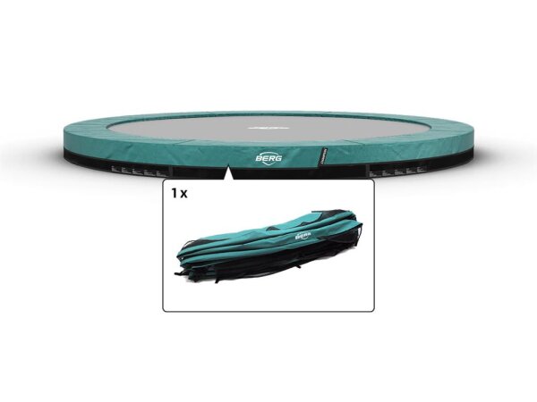 BERG Ersatzteil Schutzrand 380 cm rund grün - Champion InGround Federabdeckung für Trampolin