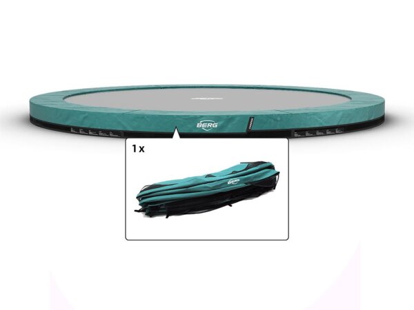 BERG Ersatzteil Schutzrand 430 cm rund grün - Champion InGround Federabdeckung für Trampolin