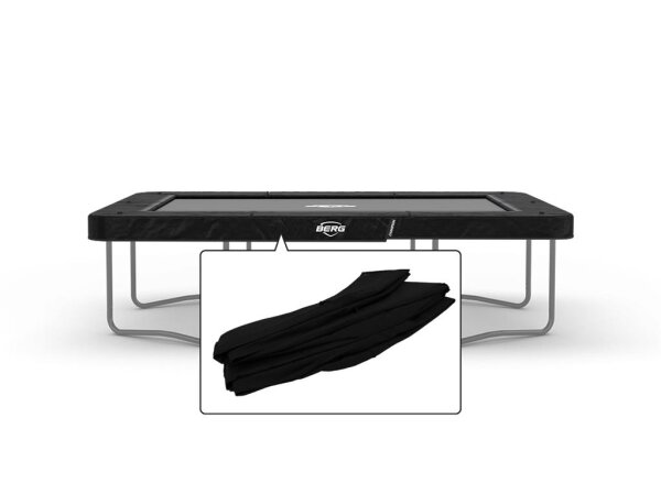 BERG Ersatzteil Schutzrand 330 cm rechteckig schwarz - Ultim Champion Regular Federabdeckung für Trampolin