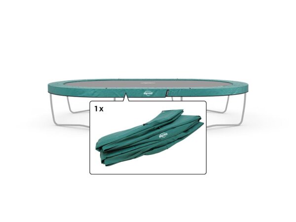 BERG Ersatzteil Schutzrand 520 cm oval grün - Grand Champion Regular Federabdeckung für Trampolin