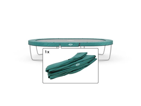 BERG Ersatzteil Schutzrand 470 cm oval grün - Grand Champion Regular Federabdeckung für Trampolin